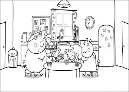 Peppa Pig Para Colorear Con Toda Su Familia