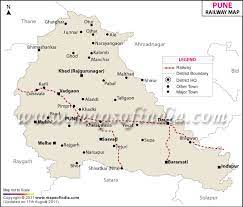 Distance From Pune To Thane Pune Railway Map