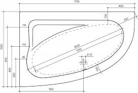 Abmessungen von freistehenden badewannen den größten platzanspruch haben freistehende badewannen, bei denen es sich oft um zweisitzer handelt. Raumsparwanne Galatea Sun 175 X 105 Rechts Links S226 S224 Badewanne24 De