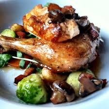 Roast Chicken At The Edgewater Restaurant Whistler