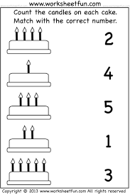 count and match one worksheet printable preschool worksheets preschool math worksheets preschool worksheets
