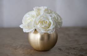 Get the best deals on white artificial flowers & silk flowers. Silk White Roses In Gold Bowl Vase Preserved Floral Arrangements Silk Flowers