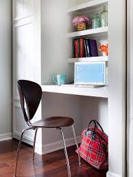 If space allows, you can create a really inspiring full wall white board or chalkboard in your office space with paint. Small Home Office Designs And Layouts Diy