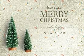 Download Premium Psd Of Merry Christmas And Happy New Year Greeting Card