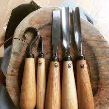 Wood Carving Tools Hand Forged Chisel Gouge Etsy Wood Carving Tools Spoon Carving Tools Carving Tools