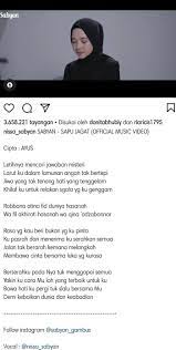 18 tebes 10 lagu terbaik nissa sabyan sarjana gagal tenar. Kembali Muncul Setelah Hampir Satu Bulan Menghilang Lantaran Isu Perselingkuhan Dengan Ayus Sabyan Nissa Sabyan Didesak Untuk Klarifikasi