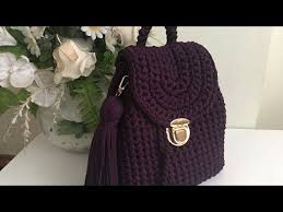 Kendi Sirt Cantanizi Evde Kendiniz De Orerek Yapabilirsiniz Peki Nasil Bunun Nasil Yapilacagini Aysenur Hanim Videosunda Cok Guzel Bi Orgu Canta Krose Canta