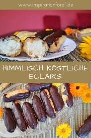Eclairs Rezept Mit Schritt Fur Schritt Anleitung Fur Liebesknochen Eclair Rezept Rezepte Eclairs