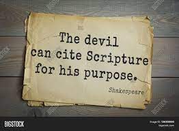 The real devil of the bible is your enemy. English Writer Image Photo Free Trial Bigstock