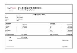 Tujuan pemberian slip gaji dari pengusaha kepada karyawan adalah untuk memberikan bukti secara tertulis. Contoh Slip Gaji Karyawan Swasta Sederhana Word Excel Docx Online