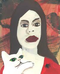 Jody with Foster by William Mayer new york artist surreal impressionist