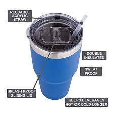 Tumblers fit most cup holders and included a clear lid. Blessed Nana Light Blue 30 Oz Tumbler With Straw And Slide Top Lid Stainless Steel Travel Mug Compare To Yeti Rambler Customheld