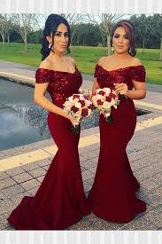 Custom Made Beautiful Burgundy Bridesmaid Dresses Bridesmaid Dresses Cheap Bridesmaid Dresses Mermaid Dark Red Bridesmaid Dresses Mermaid Bridesmaid Dresses Red Bridesmaid Dresses