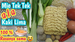 Hasilnya telah tumbuh berkembang berbagai variasi resep sate di seluruh kepulauan indonesia. Cara Membuat Mie Tek Tek Ala Pedagang Kaki Lima Youtube