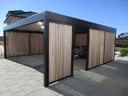 Pin Af Stine Seidenfaden Pa Wiaty I 2021 Carport Ideer Skur Design Husdesign