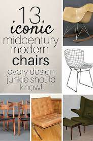 13 Iconic Midcentury Modern Chairs Mid Century Modern Chair Modern Chairs Chair Design Modern