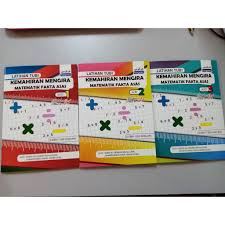 Berikut adalah himpunan latih tubi matematik tahun 1 topikal. Latih Tubi Kemahiran Mengira Matematik Fakta Asas Jilid 1 2 3 Shopee Malaysia