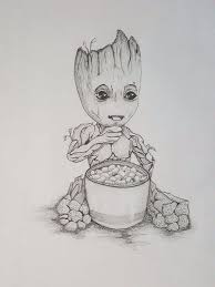 Pin By Kruse On 120 In 2020 Baby Groot Drawing Avengers Drawings Avengers Coloring Pages