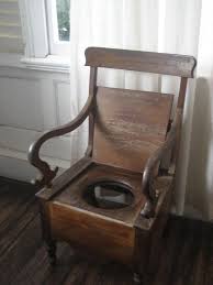 Chamber Pot Chair Antique Furniture Redo Vintage Toilet Chair