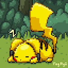 Pokemon sprites pokemon gif all pokemon cute pokemon eevee evolutions pokemon eeveelutions pixel art 8bit art pokemon pictures. Artstation Pikachu Fog Ryu