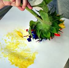 This collection of preschool spring activities is all about flowers! Preschool Painting With Flowers Mommy Evolution