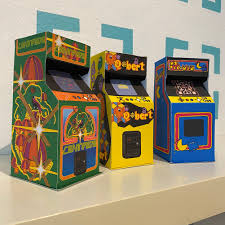 80's Arcade Game 3D Paper Kit Set of 3 Retro Arcade - Etsy