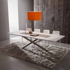 Table haute et bar 1. Table De Salle A Manger Design Extensible En Fenix Renzo 4 Pieds Com