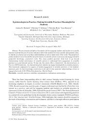 146.36k 88% gf practicing her bbc oral skills 6:06. Pdf Epistemologies In Practice Making Scientific Practices Meaningful For Students