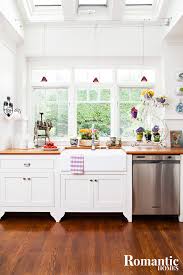 cottage kitchen white romantic homes
