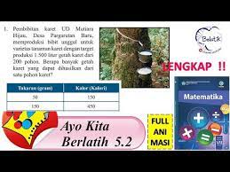 Kunci jawaban soal uh dan uas ganjil ipa smp kelas 7 soal dan kunci jawaban uas matematika smp semester 2 kelas 7 tahun 20141 soal dan kunci jawaban uas matematika smp. Lengkap Ayo Kita Berlatih 5 2 Kelas 7 Smp Mts Perbandingan Matematika Buku Paket Bse Halaman 18 Youtube
