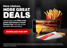 By doing so, it appears you'll score a coupon valid for a free please note that you will see this offer upon downloading the app… however, it appears the coupon is not actually available until september. Mcdonald S App Bear Family Restaurants