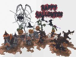 Players can anytime go with creating massive jack o' lanterns build as pumpkins and jack o' lanterns have always been top choices for players. Minecraft Halloween Decorations Minecraft Schematic Store Www Schematicstore Com