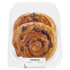 Pain Au Raisin 2 Pack Tesco Groceries