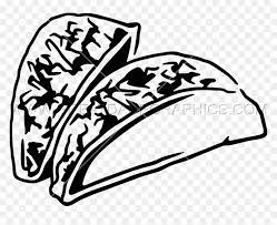 48 5 fish carp species fins. Tacos Clipart Two Clip Art Black And White Tacos Hd Png Download Vhv