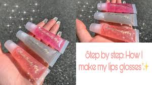 It's not unrealistic that they could potentially be revamping the line. Step By Step How I Make My Lip Glosses Youtube