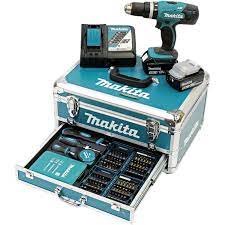 Makita akkuschrauber im hornbach onlineshop & im markt: Makita Akku Schlagbohrschrauber 18 V Dhp453rfx2 Set Kaufen Bei Obi