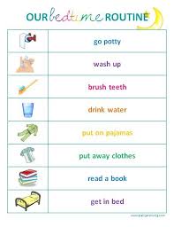 Toddler Bedtime Routine Chart Sarnia Mom Source Bedtime