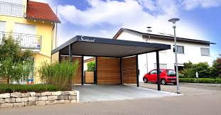 Metall Carport Kaiserslautern Stahlcarport Design Holz Stahlzart