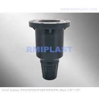 Best Price PVC UPVC Ball Type Foot Valve Bottom Valve Flange End by JIS 10K  ANSI Cl150 DIN Pn10 BS Cns Standard for Industrial