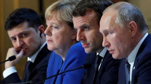 The president hesitated, about to go himself. Zelensky Stands Firm In First Encounter With Putin Over Crimea Financial Times