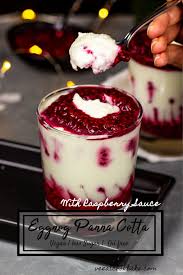 Vegan Eggnog Panna Cotta A Last Minute Christmas Dessert Which Is Super Creamy And Naturally Vegan Christmas Cookies Recipes Vegan Eggnog Vegan Snack Recipes