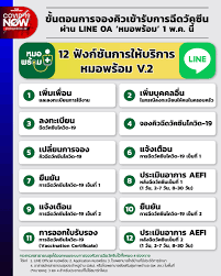ลงทะเบียนผ่าน line official หมอพร้อม ลงทะเบียนได้ที่ รพ.สังกัด กทม. Cwfvemu7ipgq1m