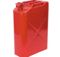 20 Litre Stainless Steel Jerry Can Vertical Utility Jug 5 ...