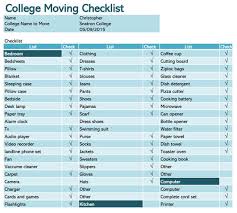 18 Free Easy Moving Checklist Templates Word Excel Pdf
