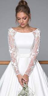 30 Stunning Long Sleeve Wedding Dresses For Brides Wedding Dresses Guide Wedding Dress Long Sleeve Wedding Dress Sleeves Wedding Dress Guide