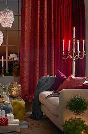10 Cute Christmas Curtains On A Budget Inredningsvis Home Curtains Living Room Christmas Living Rooms