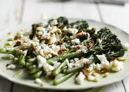 Recipe Barbecued Tenderstem Goat S Cheese And Sainsbury S Recipe Recipes Tenderstem Tenderstem Broccoli