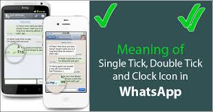 Whatsapp Double Tick Single Tick And Clock Icon Meaning