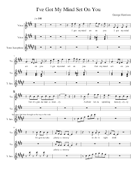 These cookies may be set through our site by our advertising partners. I Ve Got My Mind Set On You Sheet Music For Vocals Saxophone Tenor Mixed Trio Musescore Com