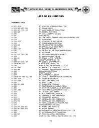 Edp di pt golden step indonesia surabaya, jawa timur, indonesia. List Of Exhibitors